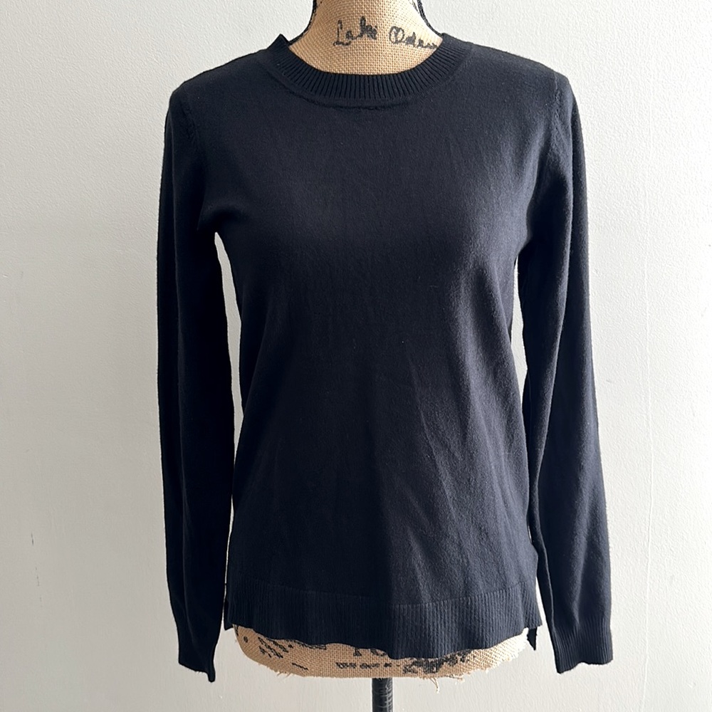 RAYA || Black Long Sleeve Sweater. Sz. S